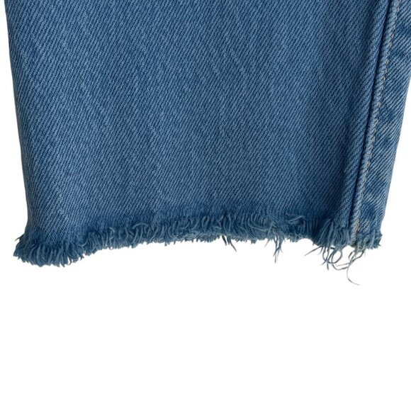 Levis 501 S Jeans Womens 27x28 Button Fly Denim Skinny Filiforme - Blue Color - Picture 8 of 13